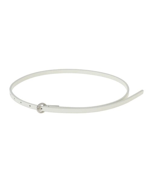 CLANE THIN LINE BELT スィンラインベルト 白 ホワイト CLANE THIN LINE BELT スィンラインベルト 白 ホワイト CLANE
