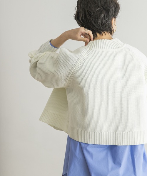 URBAN RESEARCH（アーバンリサーチ）の「ライトニットショートカーディガン（カーディガン/ボレロ・レディース・ホワイト/ブラック/ベージュ系その他・FREE）」の15枚目の写真