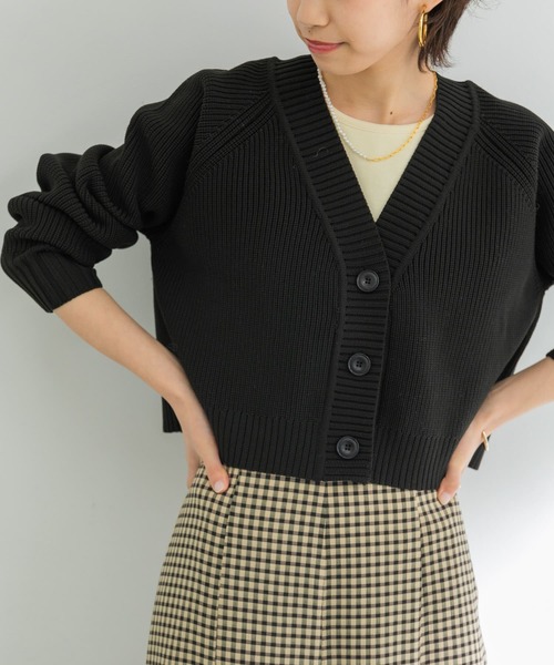 URBAN RESEARCH（アーバンリサーチ）の「ライトニットショートカーディガン（カーディガン/ボレロ・レディース・ホワイト/ブラック/ベージュ系その他・FREE）」の20枚目の写真