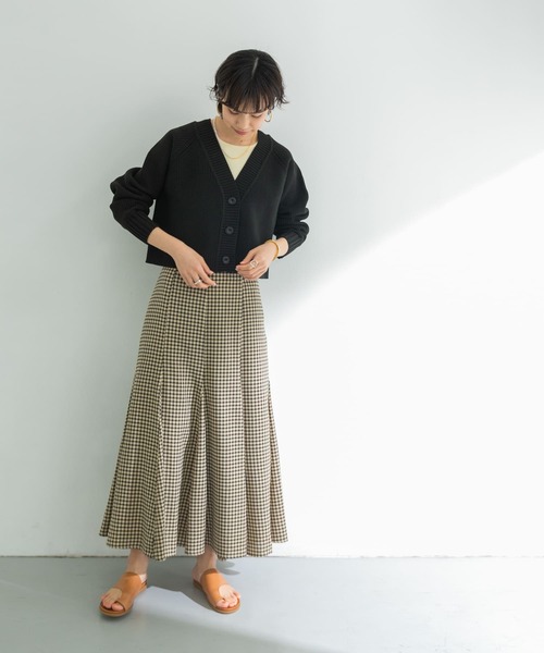 URBAN RESEARCH（アーバンリサーチ）の「ライトニットショートカーディガン（カーディガン/ボレロ・レディース・ホワイト/ブラック/ベージュ系その他・FREE）」の21枚目の写真