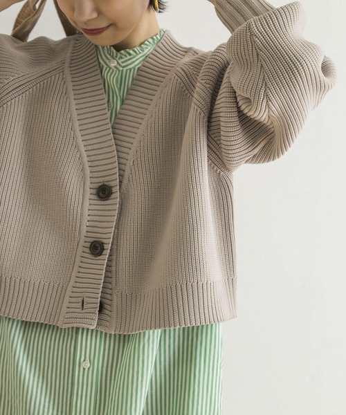 URBAN RESEARCH（アーバンリサーチ）の「ライトニットショートカーディガン（カーディガン/ボレロ・レディース・ホワイト/ブラック/ベージュ系その他・FREE）」の7枚目の写真