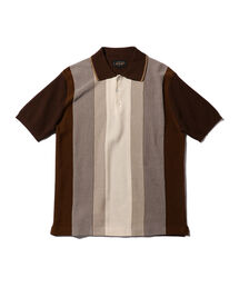 BEAMS PLUS | BEAMS PLUS / コットンニット ストライプ ポロシャツ(ポロシャツ)