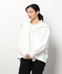 カーディガン ventblanc:粗挽き杢インレイ 2WAY カーディガン レディース vent blanc カーディガン ventblanc:粗挽き杢インレイ 2WAY