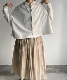 vent blanc（ヴァンブラン）の「ventblanc:粗挽き杢インレイ 2WAY カーディガン（カーディガン/ボレロ）」