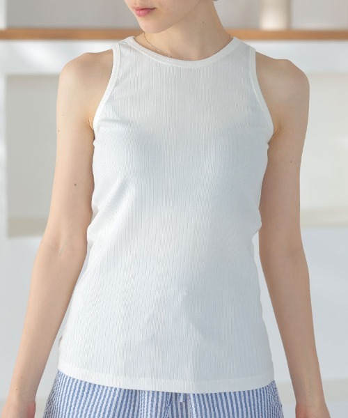 DONOBAN（ドノバン）の「アメスリタンクトップ（タンクトップ・レディース・テラコッタ/ブラック/グレイッシュベージュ/ホワイト・F）」の15枚目の写真