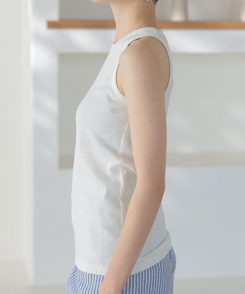 DONOBAN（ドノバン）の「アメスリタンクトップ（タンクトップ・レディース・テラコッタ/ブラック/グレイッシュベージュ/ホワイト・F）」の16枚目の写真