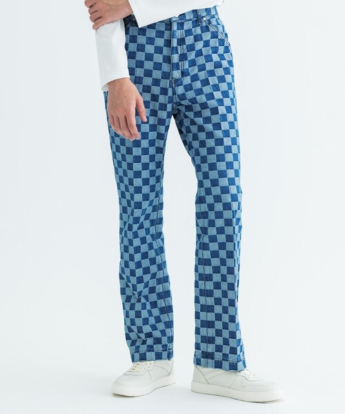city（シティ）の「ICHIMATSU JACQUARD DENIM（デニムパンツ・メンズ・インディゴブルー・1/2/3）」の2枚目の写真