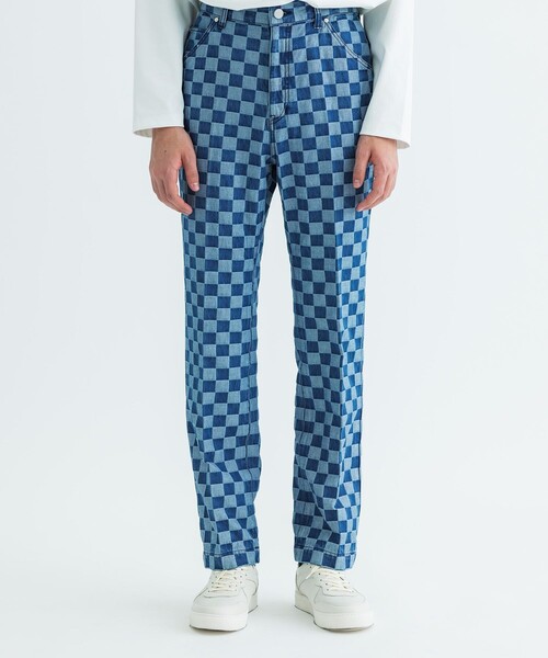 city（シティ）の「ICHIMATSU JACQUARD DENIM（デニムパンツ・メンズ・インディゴブルー・1/2/3）」の6枚目の写真