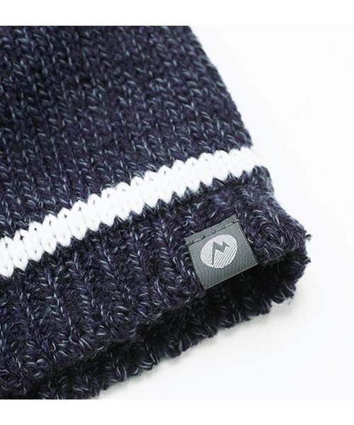 MARMOT（マーモット）の「【M】【Marmot (マーモット)】 ベーシックロゴニットキャップ（ニットキャップ/ビーニー・メンズ・ブラック/ネイビー・4L）」の3枚目の写真