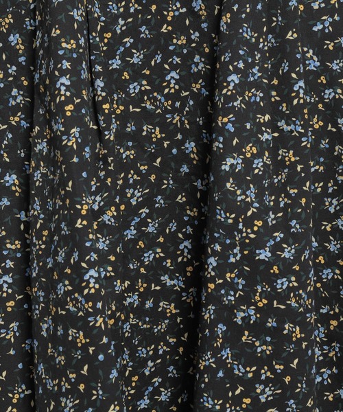 niko and...（ニコアンド）の「花柄プリントスカート（スカート・レディース・ブラック/ネイビー/ブルー・MEDIUM/LARGE）」の15枚目の写真