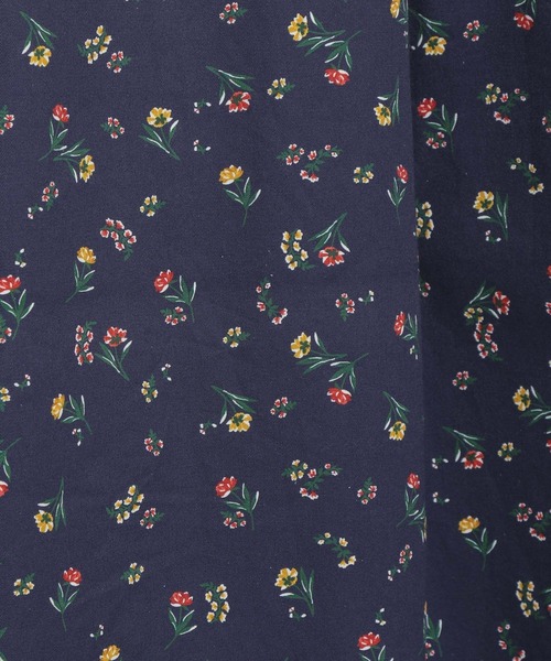 niko and...（ニコアンド）の「花柄プリントスカート（スカート・レディース・ブラック/ネイビー/ブルー・MEDIUM/LARGE）」の16枚目の写真