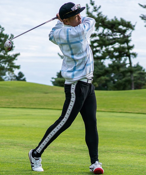 DIVINER GOLF（ディバイナー ゴルフ）の「【DIVINER GOLF】チェック柄ニット メンズ ゴルフウェア 春服（ニット/セーター・メンズ・ホワイト系その他/ブルー系その他・M/L/XL）」の13枚目の写真
