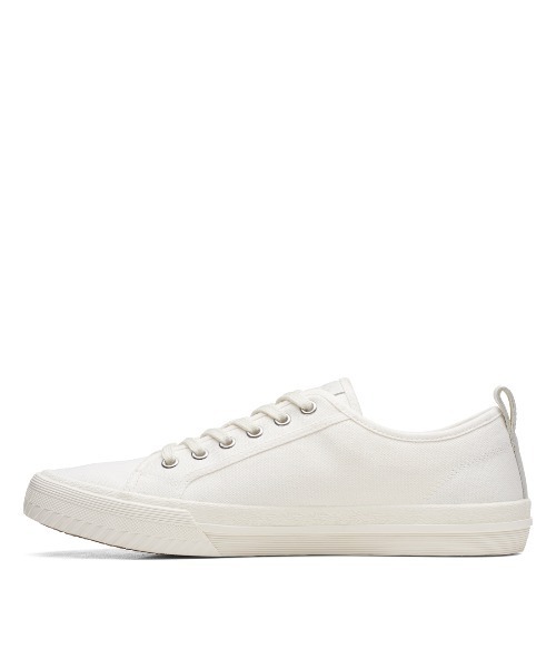 Clarks(クラークス)の「【ネット限定】Roxby Lace / ロクスビーレース (ホワイトキャンバス)(スニーカー・メンズ・ホワイト・UK6/UK9/UK8/UK7/UK10)」の5枚目の写真