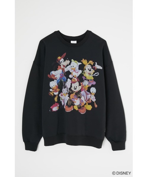Md Everyone Pals プルオーバー スウェット Disney Moussy By スウェット By Moussy ディズニーシリーズクリエイテッドバイマウジー のファッション Series Created オンライン取寄