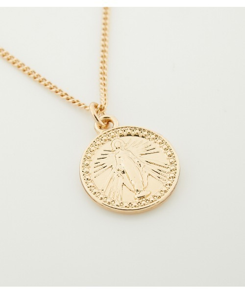 AZUL by moussy(アズールバイマウジー)の「DOUBLE CHAIN MOTIF NECKLACE/ダブルチェーンモチーフネックレス(ネックレス・レディース・シルバー/ゴールド系その他・FREE)」の11枚目の写真