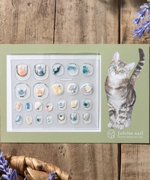 Jubilee（ジュビリー）の「世界の名画や猫デザイン 樹脂ネイルシール 【両手×2枚セット】（ネイルシール/ネイルチップ）」