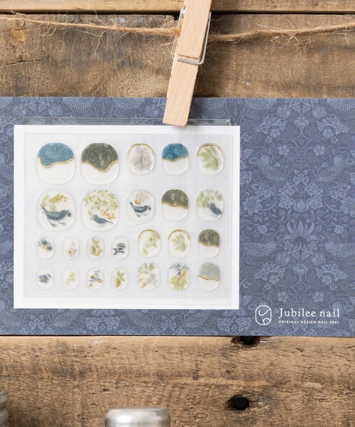 セール】世界の名画や猫デザイン 樹脂ネイルシール 【両手×2枚セット