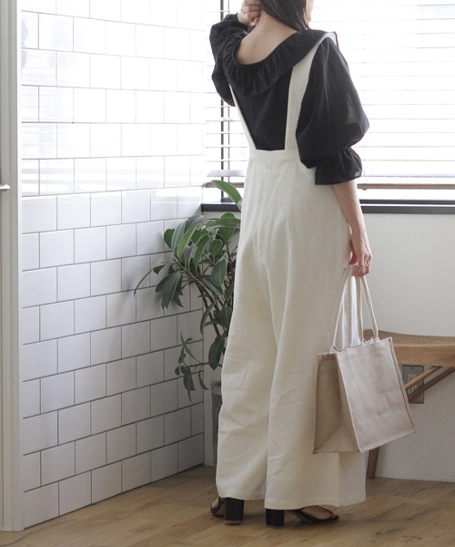 Crisp（クリスプ）の「フリルカラードビーチュニック（チュニック・レディース・ホワイト/ブラック・FREE）」の20枚目の写真