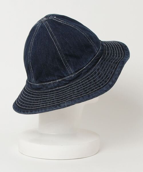 HOUSTON(ヒューストン)の「DENIM ARMY HAT(ハット・メンズ・ダークインディゴブルー/ライトインディゴブルー・FREE)」の18枚目の写真