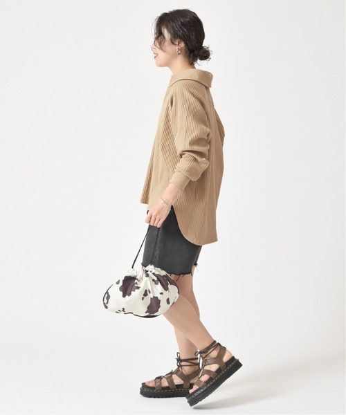 U by SPICK&SPAN(ユーバイスピックアンドスパン)の「ドルマンリブプルオーバー◆(Tシャツ/カットソー・レディース・ベージュ/アイボリー・FREE)」の15枚目の写真