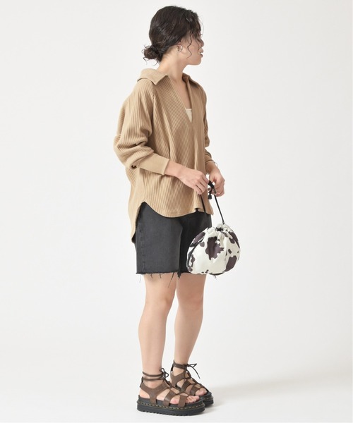 U by SPICK&SPAN(ユーバイスピックアンドスパン)の「ドルマンリブプルオーバー◆(Tシャツ/カットソー・レディース・ベージュ/アイボリー・FREE)」の17枚目の写真
