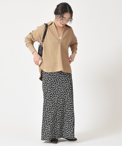 U by SPICK&SPAN(ユーバイスピックアンドスパン)の「ドルマンリブプルオーバー◆(Tシャツ/カットソー・レディース・ベージュ/アイボリー・FREE)」の20枚目の写真