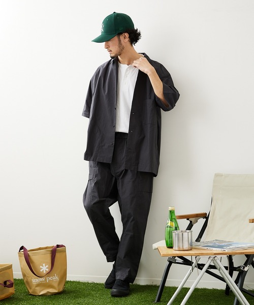 Snow Peak(スノーピーク)の「【Snow Peak/スノーピーク×JS】別注 焚 ライトリップストップイージーパンツ(その他パンツ・メンズ・ベージュ/クリアブラック・MEDIUM/LARGE)」の16枚目の写真