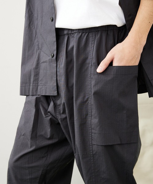 Snow Peak(スノーピーク)の「【Snow Peak/スノーピーク×JS】別注 焚 ライトリップストップイージーパンツ(その他パンツ・メンズ・ベージュ/クリアブラック・MEDIUM/LARGE)」の22枚目の写真