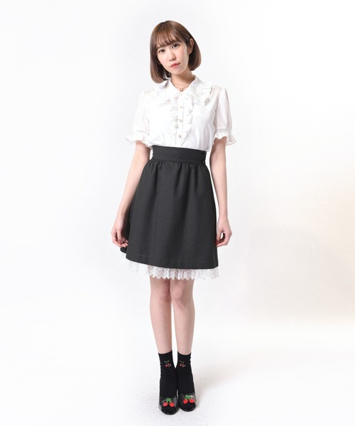 MILK フリーズブラウス ピンク MILK（ミルク）の「フリーズ ブラウス（シャツ/ブラウス）」 - WEAR