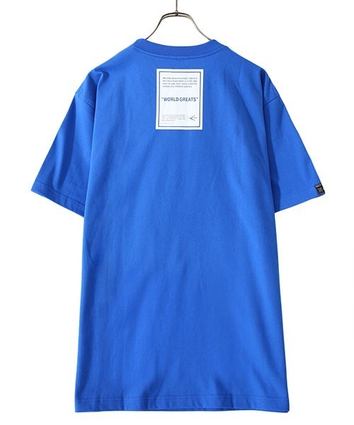 WP（ダブリューピー）の「WP / ダブリューピー：WORLD GREATS B T-SHIRTS：WP08-T147[WAX]（Tシャツ/カットソー・メンズ・ホワイト×グリーン/グレー系その他/ブルー系その他・XL/L）」の7枚目の写真