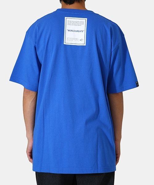 WP（ダブリューピー）の「WP / ダブリューピー：WORLD GREATS B T-SHIRTS：WP08-T147[WAX]（Tシャツ/カットソー・メンズ・ホワイト×グリーン/グレー系その他/ブルー系その他・XL/L）」の13枚目の写真