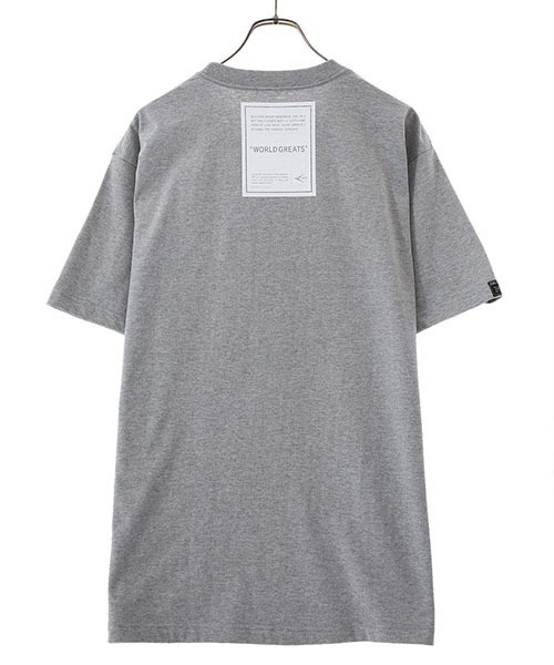 WP（ダブリューピー）の「WP / ダブリューピー：WORLD GREATS B T-SHIRTS：WP08-T147[WAX]（Tシャツ/カットソー・メンズ・ホワイト×グリーン/グレー系その他/ブルー系その他・XL/L）」の15枚目の写真