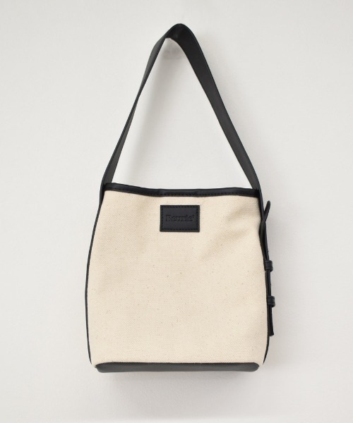 Reurie'（レウリィ）の「キャンバスバケットバッグ（ハンドバッグ・レディース・ブラック/ブラウン・FREE）」の11枚目の写真