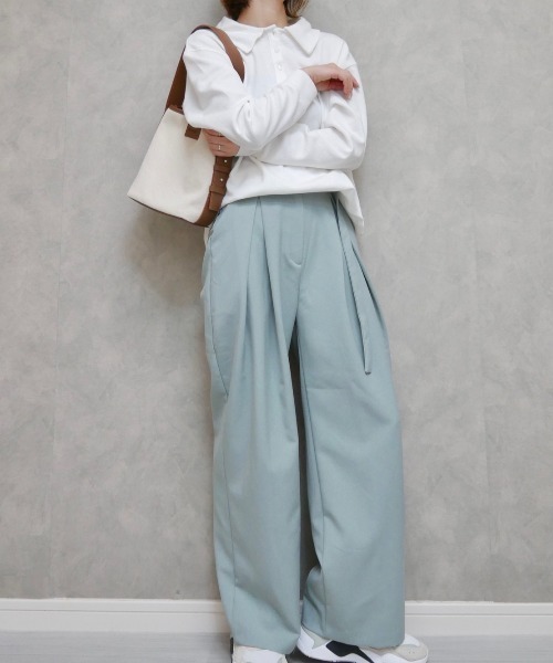 Reurie'（レウリィ）の「キャンバスバケットバッグ（ハンドバッグ・レディース・ブラック/ブラウン・FREE）」の20枚目の写真