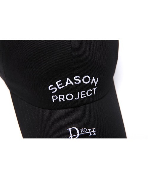 DXOH(ディソエイチ)の「A'GEM/9 × .kom『DXOH/ディソエイチ』SEASON PROJECT BALLCAP/シーズンプロジェクト ベースボール キャップ(キャップ・メンズ・ブラック・FREE)」の6枚目の写真