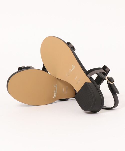 agnes b.(アニエスベー)の「ダブルリボンサンダル(サンダル・レディース・ブラック/ネイビー/ピンク・S(22.5cm)/M(23.5cm)/L(24.5cm))」の5枚目の写真