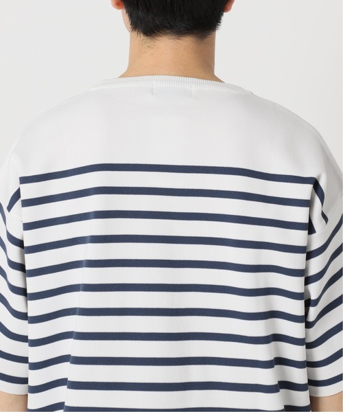 417 EDIFICE(フォーワンセブンエディフィス)の「ウォッシャブルバスクニットTシャツ(Tシャツ/カットソー・メンズ・ホワイト/ブラック/ベージュ/イエロー・MEDIUM/LARGE/XX-LARGE)」の22枚目の写真