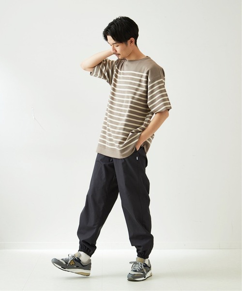 417 EDIFICE(フォーワンセブンエディフィス)の「ウォッシャブルバスクニットTシャツ(Tシャツ/カットソー・メンズ・ホワイト/ブラック/ベージュ/イエロー・MEDIUM/LARGE/XX-LARGE)」の13枚目の写真