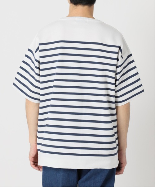 417 EDIFICE(フォーワンセブンエディフィス)の「ウォッシャブルバスクニットTシャツ(Tシャツ/カットソー・メンズ・ホワイト/ブラック/ベージュ/イエロー・MEDIUM/LARGE/XX-LARGE)」の20枚目の写真