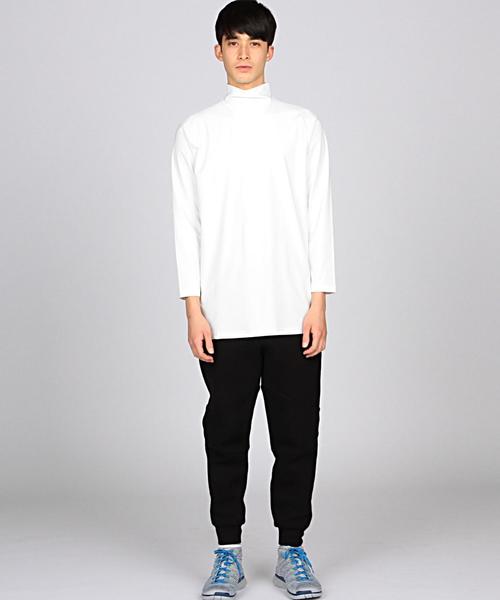 EN ROUTE（アンルート）の「ENR ストレッチハイネック●●（Tシャツ/カットソー・メンズ・オフホワイト/ブラック・1/2/3）」の5枚目の写真