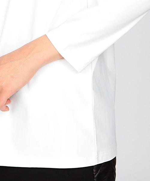 EN ROUTE（アンルート）の「ENR ストレッチハイネック●●（Tシャツ/カットソー・メンズ・オフホワイト/ブラック・1/2/3）」の7枚目の写真