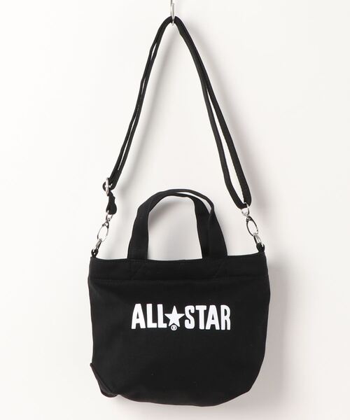 CONVERSE(コンバース)の「【CONVERSE】「ALL STAR」ロゴミニトートバッグ(トートバッグ・レディース・ブラック・フリー)」の1枚目の写真