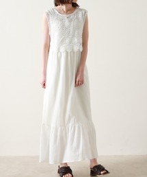 Cheek | 【サイズ展開あり】ノースリベストセットワンピース(ワンピース)