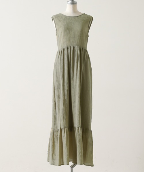 Cheek（チーク）の「【サイズ展開あり】ノースリベストセットワンピース（ワンピース・レディース・オフホワイト/ミント/アイボリー・MEDIUM/SMALL）」の19枚目の写真