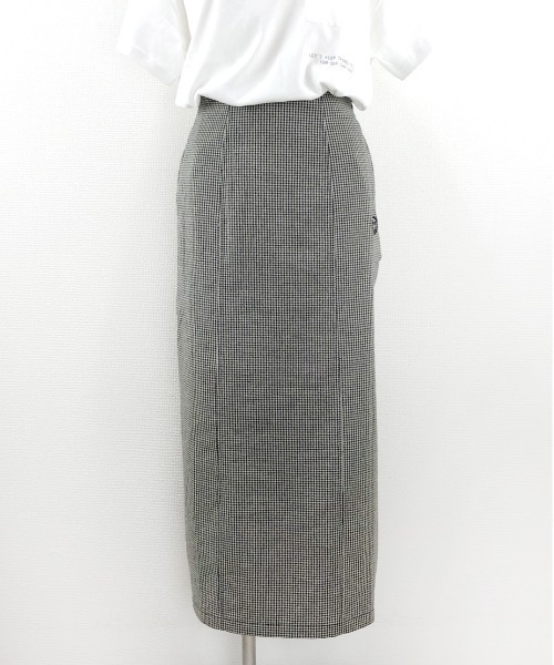 WORLD WIDE LOVE!(ワールドワイドラブ)の「チェックロングスカート(スカート・レディース・ブラック/グリーン・1)」の10枚目の写真