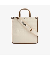 LACOSTE ベージュ トートバッグ ラコステ LACOSTE L.12.12 CONCEPT ラージサイズトートバッグ