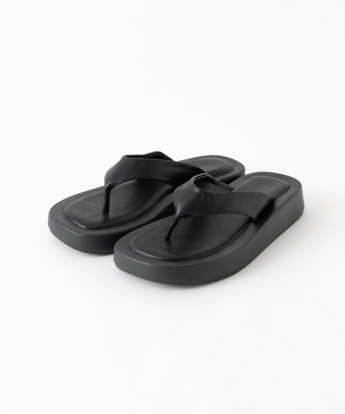 NOMINE（ノミネ）の「ボリュームソールサンダル（サンダル・レディース・ブラック/ホワイト・S/M/L）」の3枚目の写真