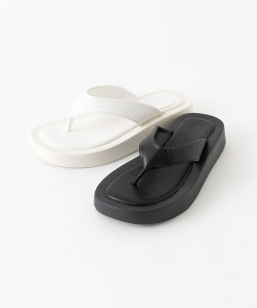 NOMINE（ノミネ）の「ボリュームソールサンダル（サンダル・レディース・ブラック/ホワイト・S/M/L）」の14枚目の写真