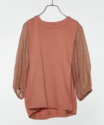 nota（ノータ）の「異素材切替トップス（Tシャツ/カットソー・レディース）」