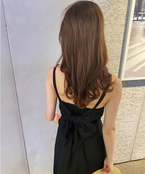 INGNI（イング）の「BACKリボンキャミ／マルチWAYワンピース（ワンピース・レディース・ブラック/アイボリー・M）」の19枚目の写真
